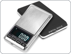 Weigh up to 500 grams by 0.01 gram increments.