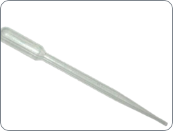 Plastic suction tweezers for sucking up fine gold from a pan