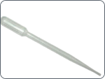 Plastic suction tweezers for sucking up fine gold from a pan